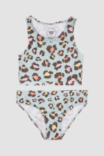 Bikini surf girl tricolor 6-16a Animal print
