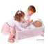 Cama Cunita Muñecas De Cuevas Madera Mecedora Balancin Variante Color Rosa