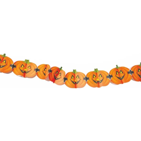 GUIRNALDA PAPEL HALLOWEEN CALABAZA 2MT GUIRNALDA PAPEL HALLOWEEN CALABAZA 2MT