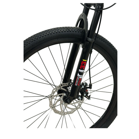 Bicicleta MTB Lauxjack Rod. 24 Negra/Roja NEGRO-ROJO