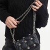 Mini Bag Budapest En Efecto Cuero Negro