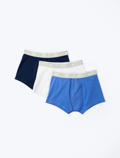 KIT DE 3 CALZONCILLOS INFANTIL MULTICOLOR