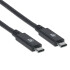 Manhattan cable USB-C a USB-C 2M Black Manhattan cable USB-C a USB-C 2M Black