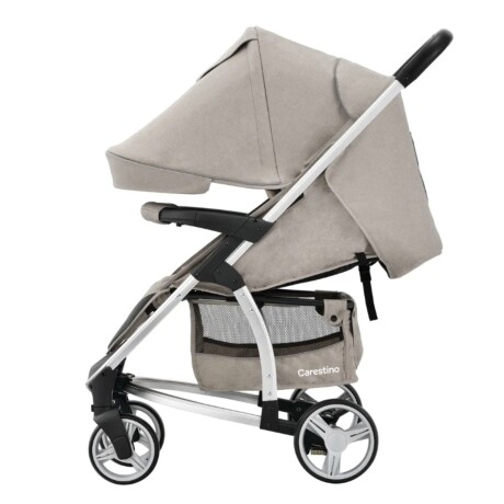 Kit Cochecito Carestino London 3 en 1 + Moisés + Butaca + Accesorios Beige