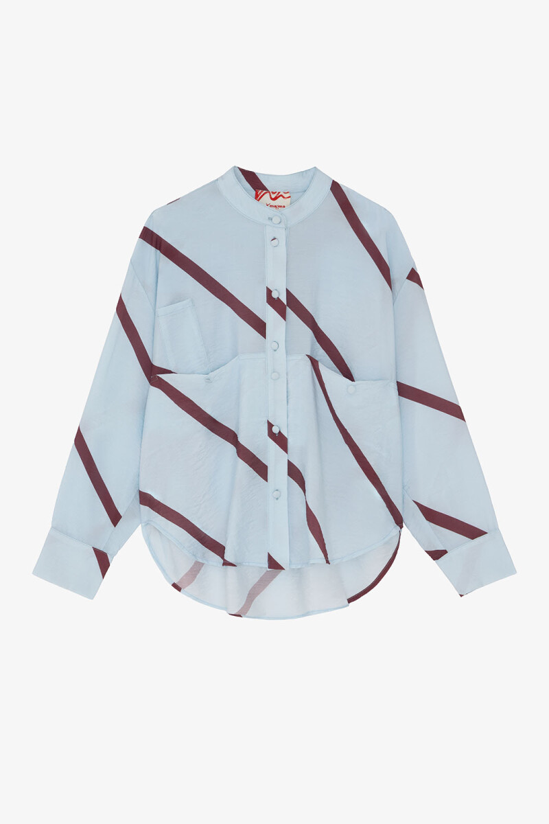 CAMISA PRINT Azul