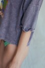 CAMISETA WOODSTOCK Violeta