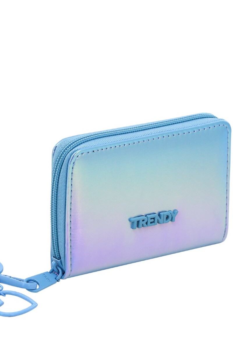 Billetera Trendy Celeste