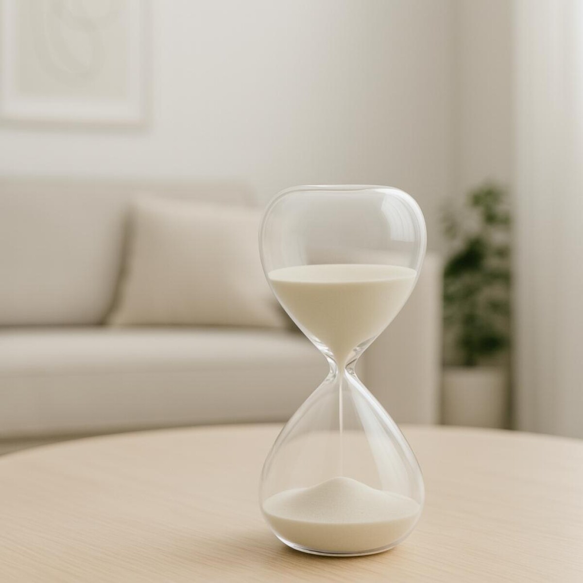 Reloj de Arena Deco 30 Minutos - Blanco 