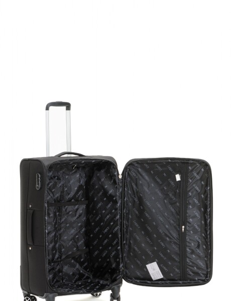 VALIJA DE TELA SEMI RIGIDA Negro