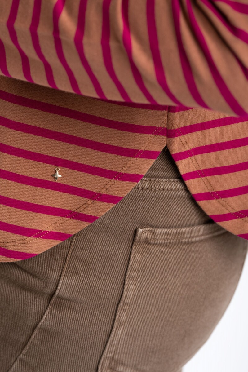 Remera Rayada Algodón Multi