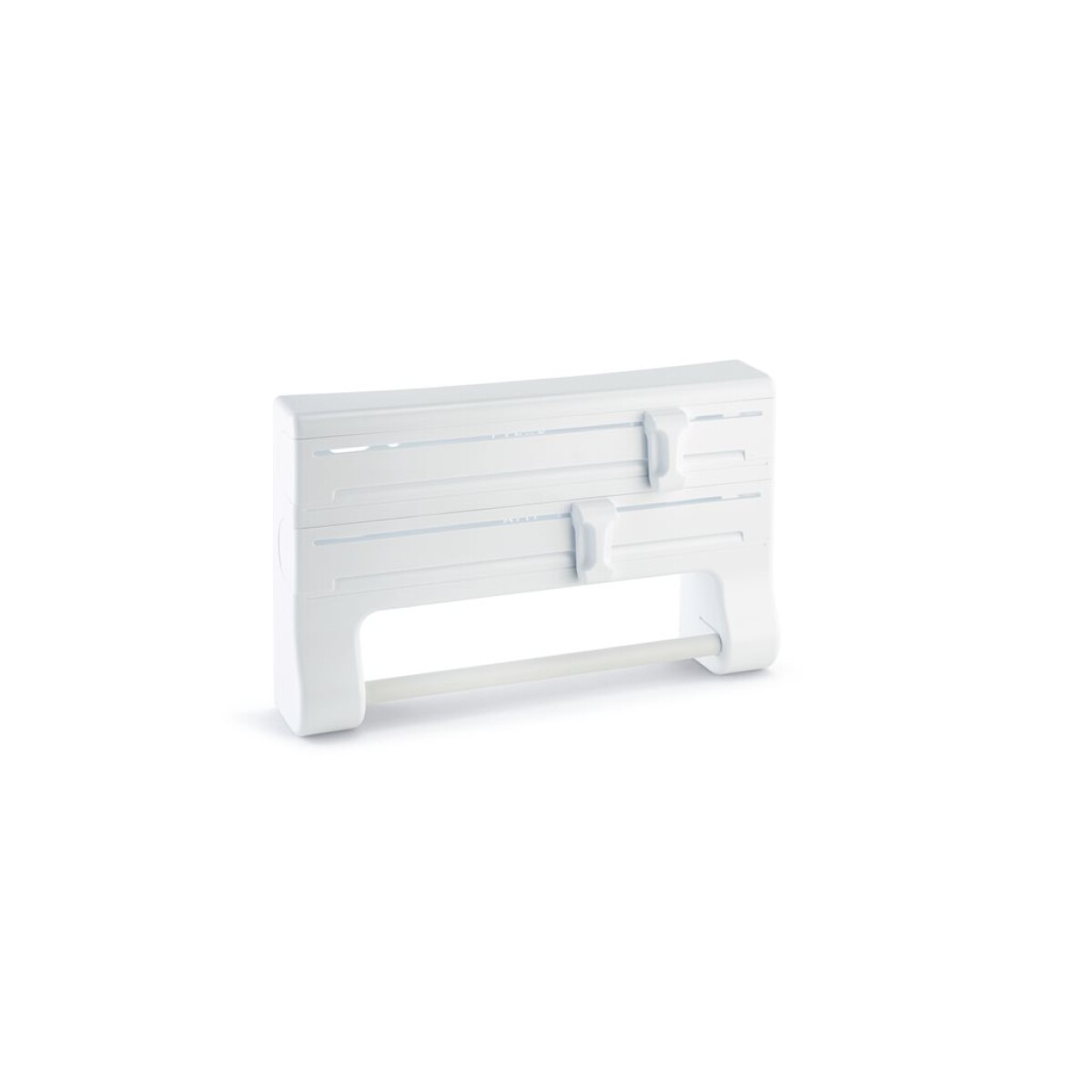 PORTA ROLLO TRIPLE DE PARED 38X8.5X25.5CM BLANCO 