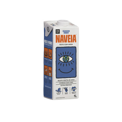 Leche vegetal original extra fibra 1lt Naveia Naveia Original Extra Crema 1l