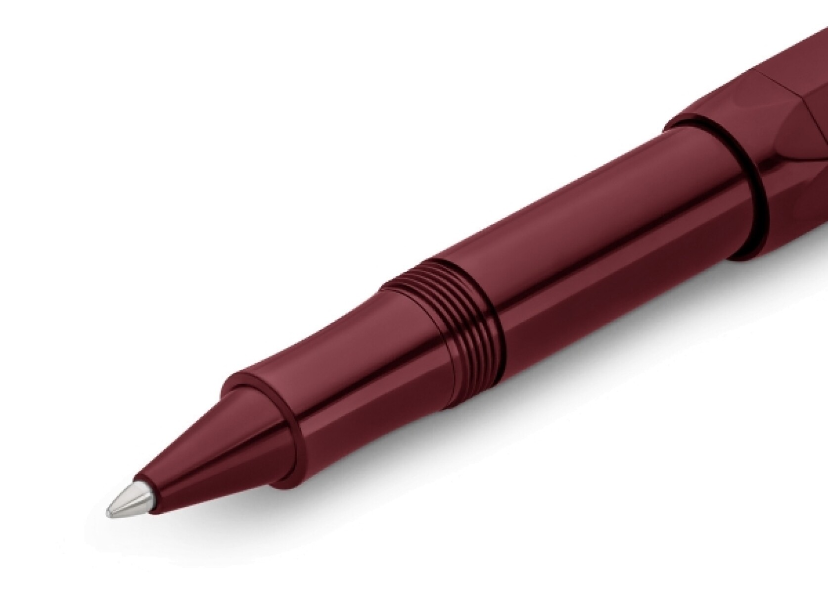 KAWECO CLASSIC SPORT GEL ROLLER BORDEAUX / LAPICERA MARRON CON TAPA DE ROSCA 
