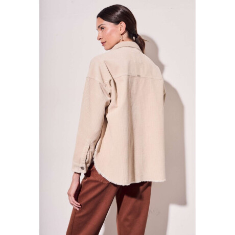 Sobrecamisa Corduroy Beige
