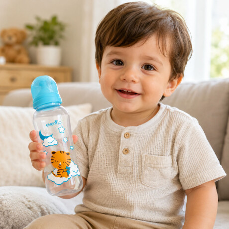 Mamadera Evenflo Dreams Bebés 3-12M 240Ml Tetina Flujo Medio Celeste