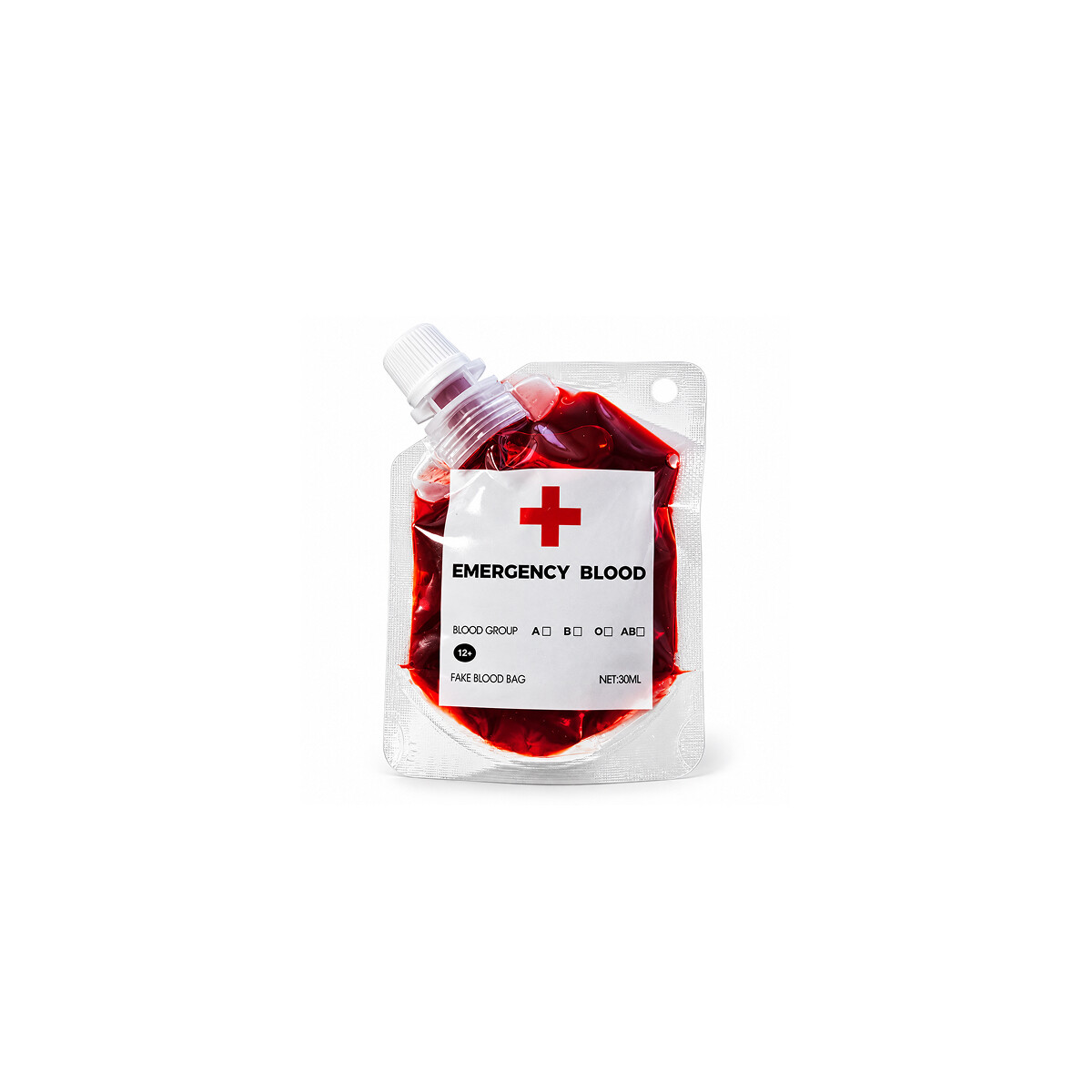 Maquillaje sangre en bolsita 