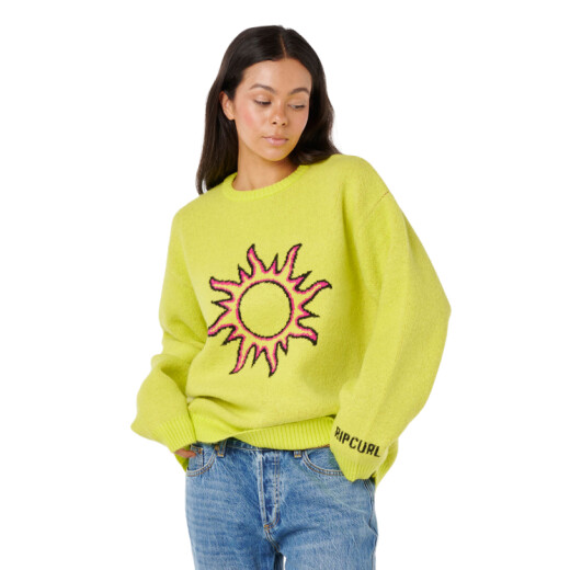 Buzo Rip Curl Sg Sol Relaxed - Amarillo Buzo Rip Curl Sg Sol Relaxed - Amarillo