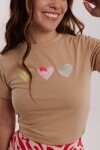 REMERA FLORENCIA BEIGE
