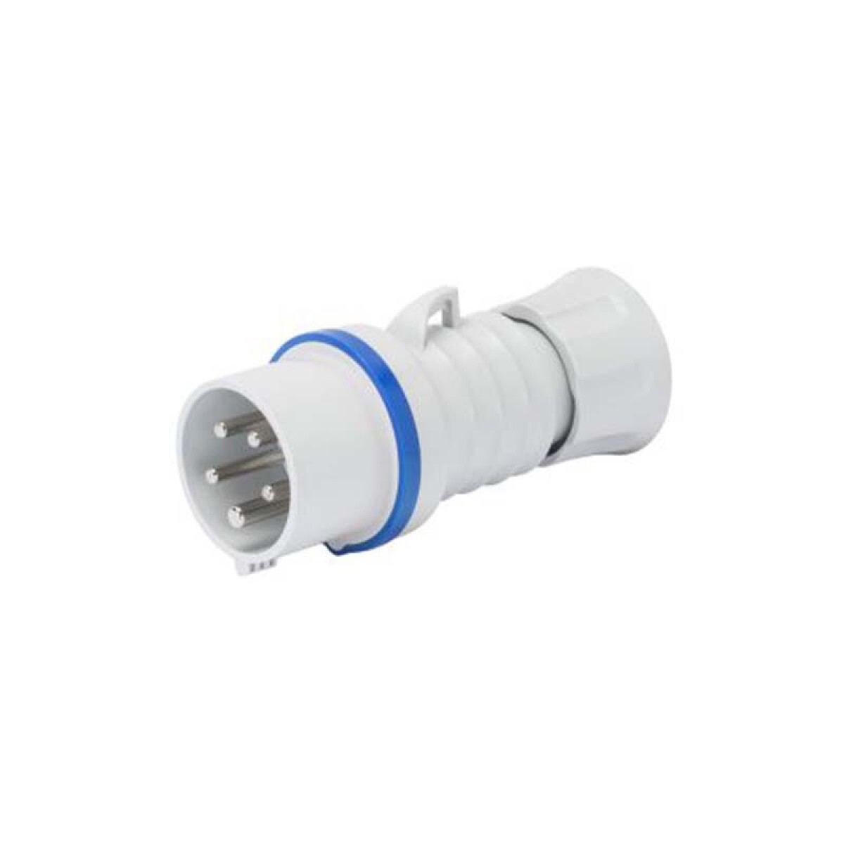 Ficha industrial 3P+T 32A 9HS 220V azul IP44 - GG0016 