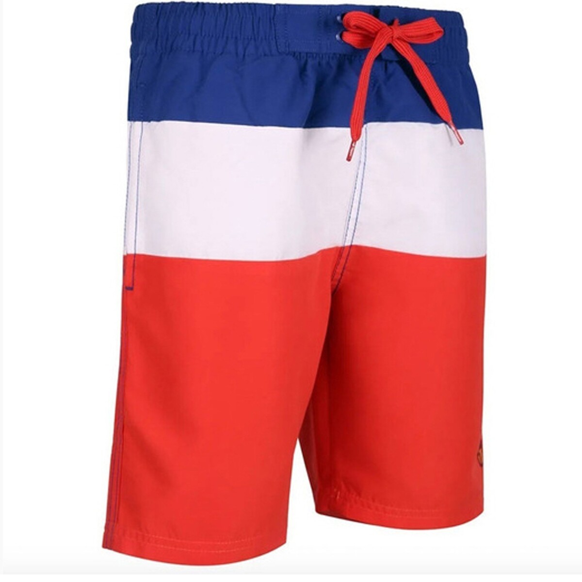 Bermuda Infantil Topper Basica Kids - Azul - Blanco - Rojo 