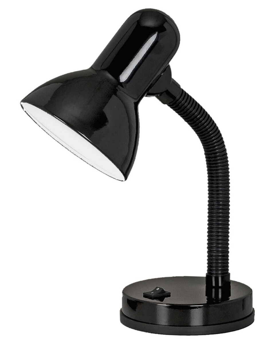 Lámpara portátil de escritorio ajustable 220v Negra 