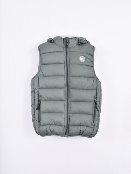 CHALECO JUNCAL VERDE OSCURO