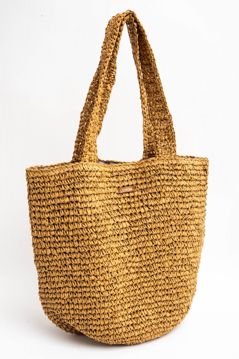 Bolso Trenzado Camel