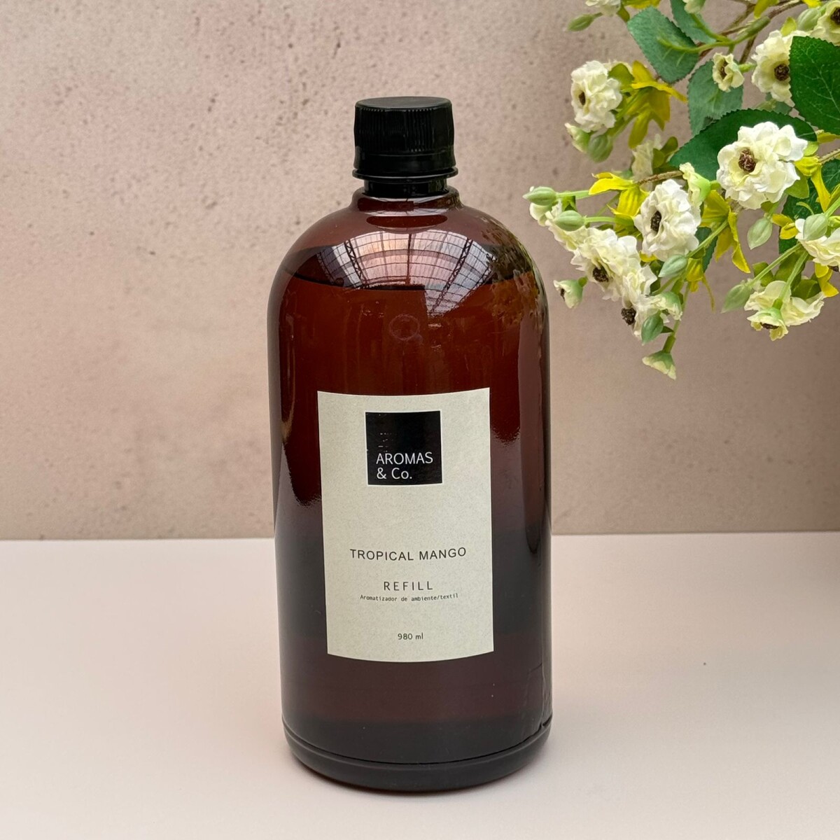 Refil Aromatizador Ambientes 980ML | Aromas & Co. - Tropical Mango 