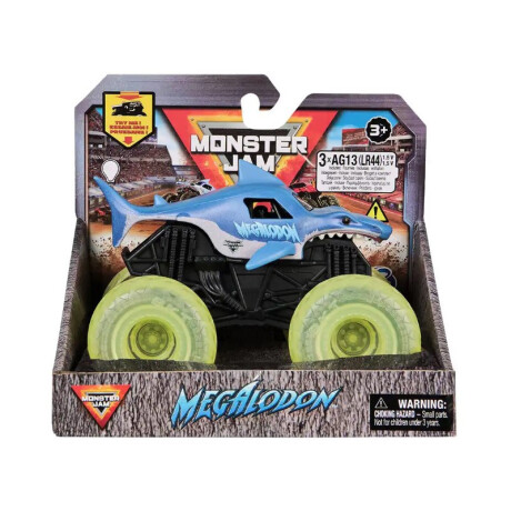 Camioneta Monster Jam con Ruedas con Luz Megalodon
