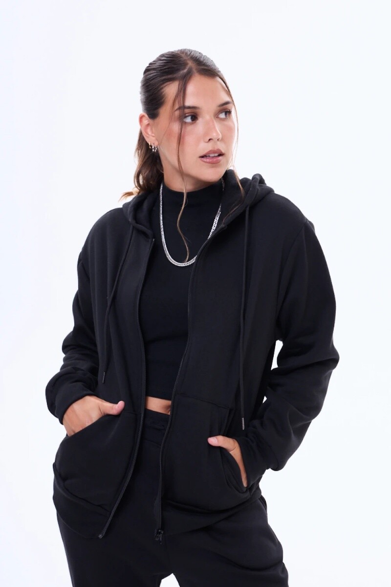 Buzo felpa Futrono - Negro 