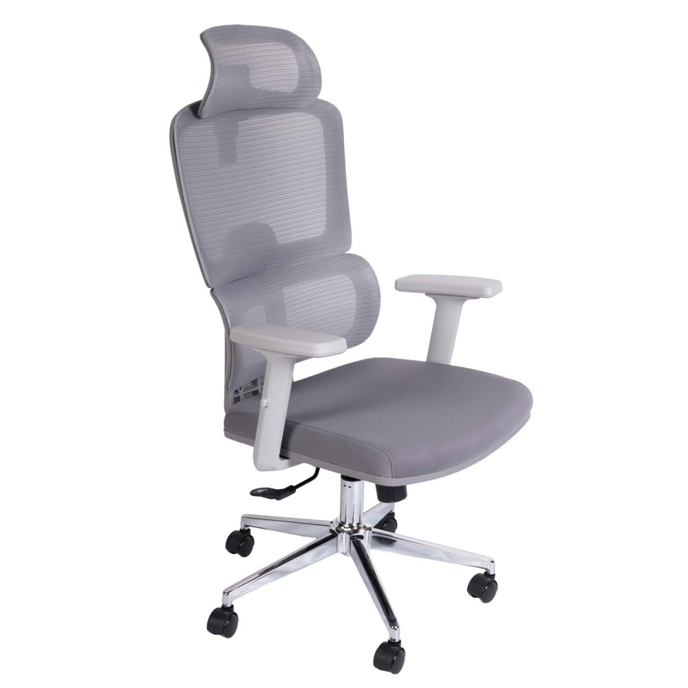 SILLA DE OFICINA MALLA GRIS AERIS
