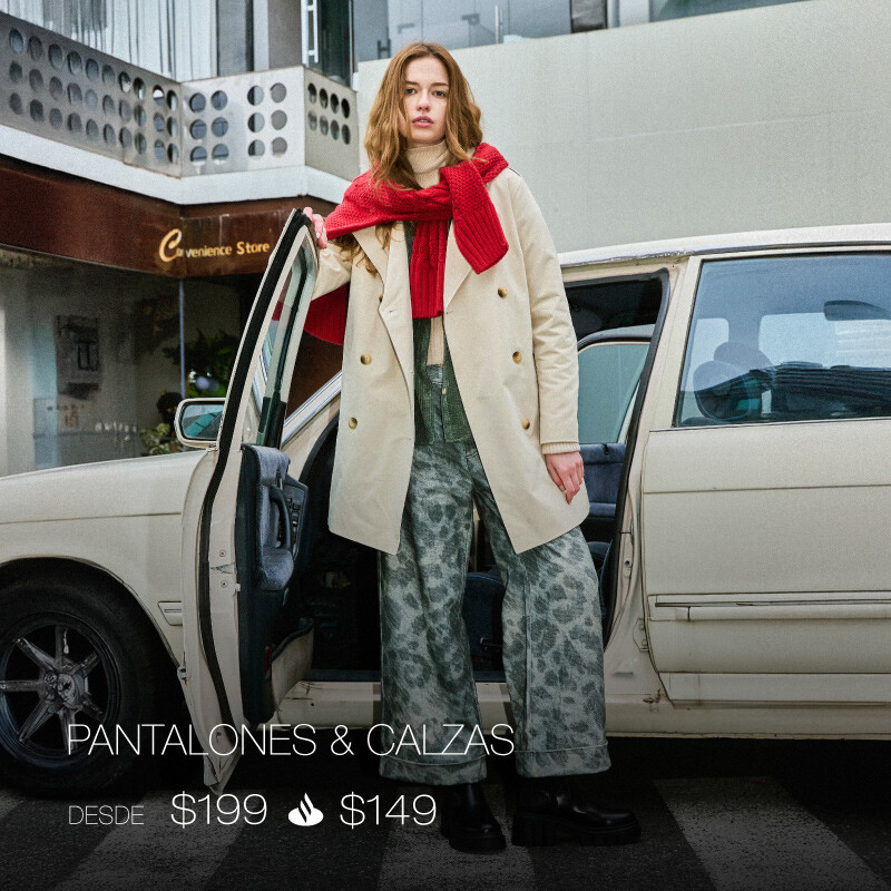 Día D - Pantalones 20% NC + 25 OFF Crédito Santander