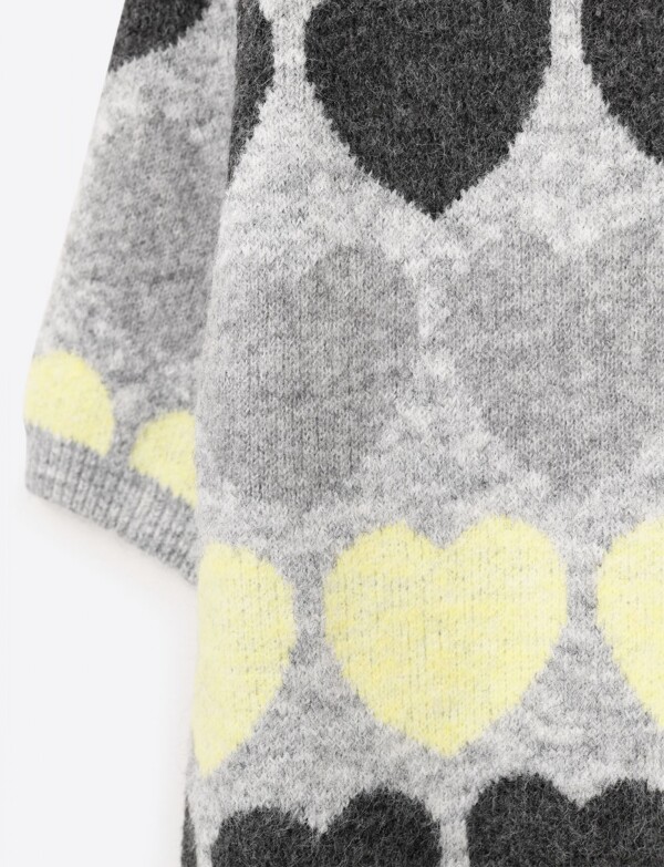Buzo Lana Hearts GRIS/MULTI