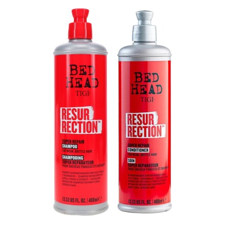 Pack Tigi shampoo + acondicionador de 400 ml Resurrection