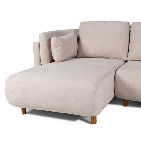 Rinconera Bangkok - Tela Microfibra - Chaise Izquierdo 12072 (Beige)