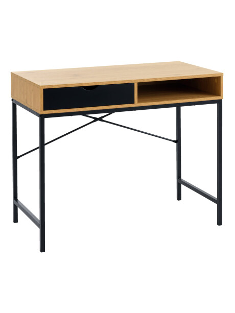 Escritorio TRAPPEDAL 48x95 roble/negro Escritorio TRAPPEDAL 48x95 roble/negro