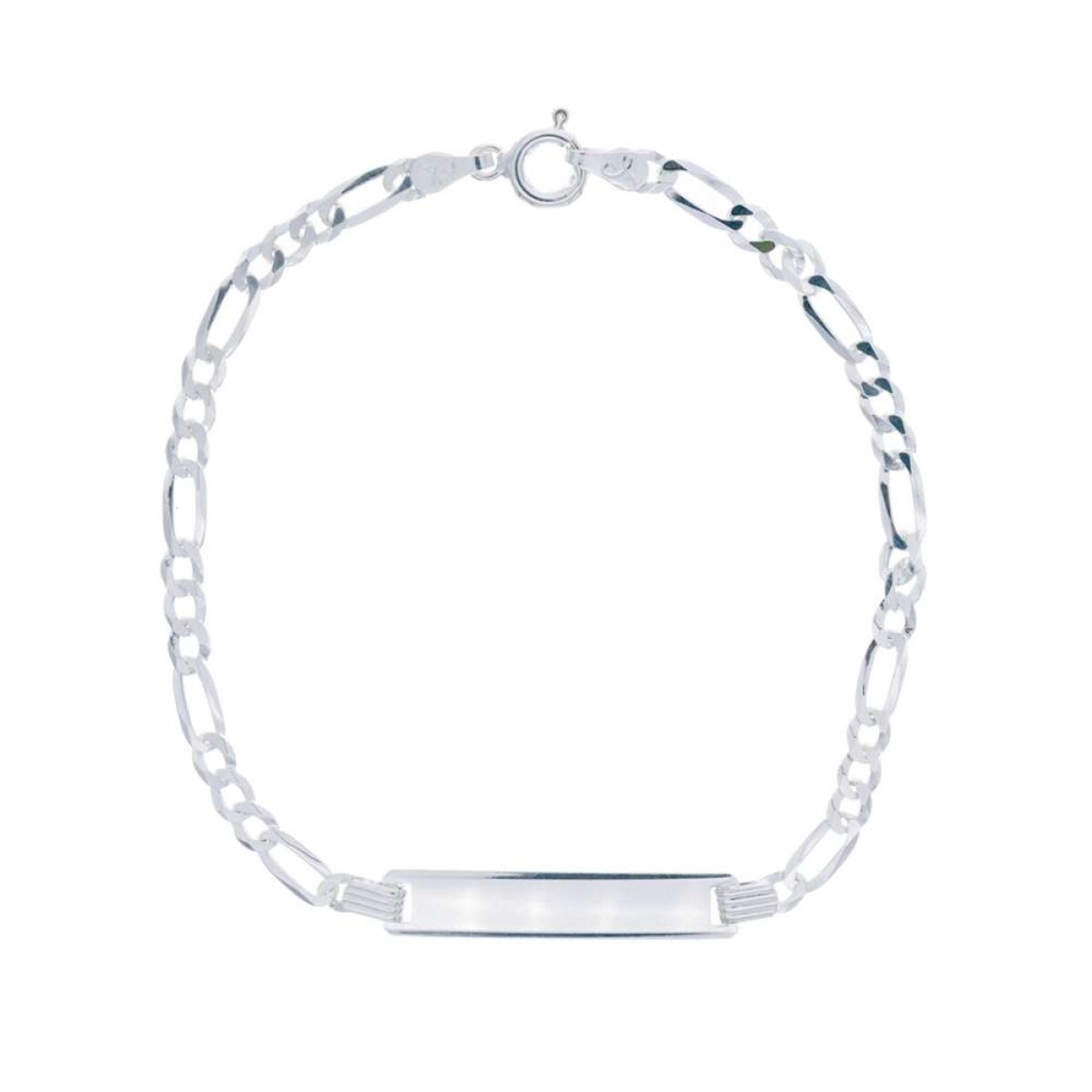 Pulsera de identidad en plata 925 - Modelo Figaro 