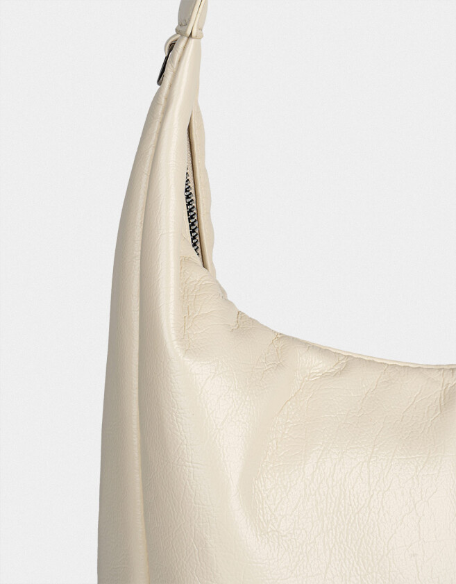Saca Cartera Saca Negro - Blanco Crudo