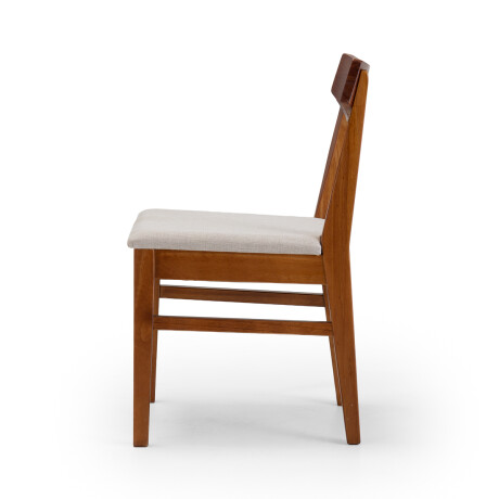 Silla Loop - Tela Rústica Beige / Grapa