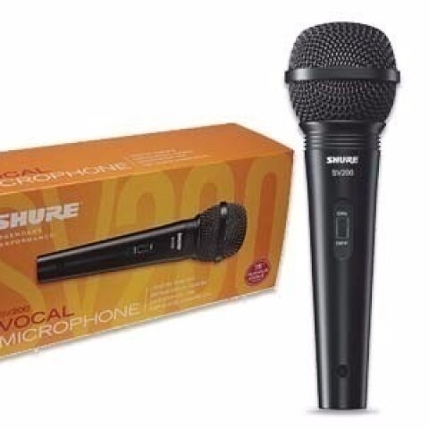 MICROFONO SHURE SV200 CON CABLE XLR-XLR MICROFONO SHURE SV200 CON CABLE XLR-XLR