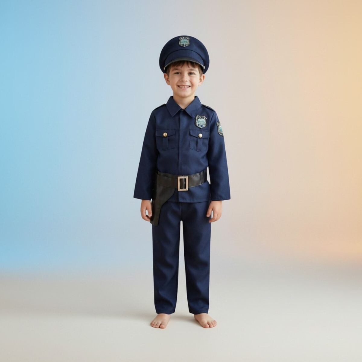 Disfraz De Policía Oficial Para Niño/a 