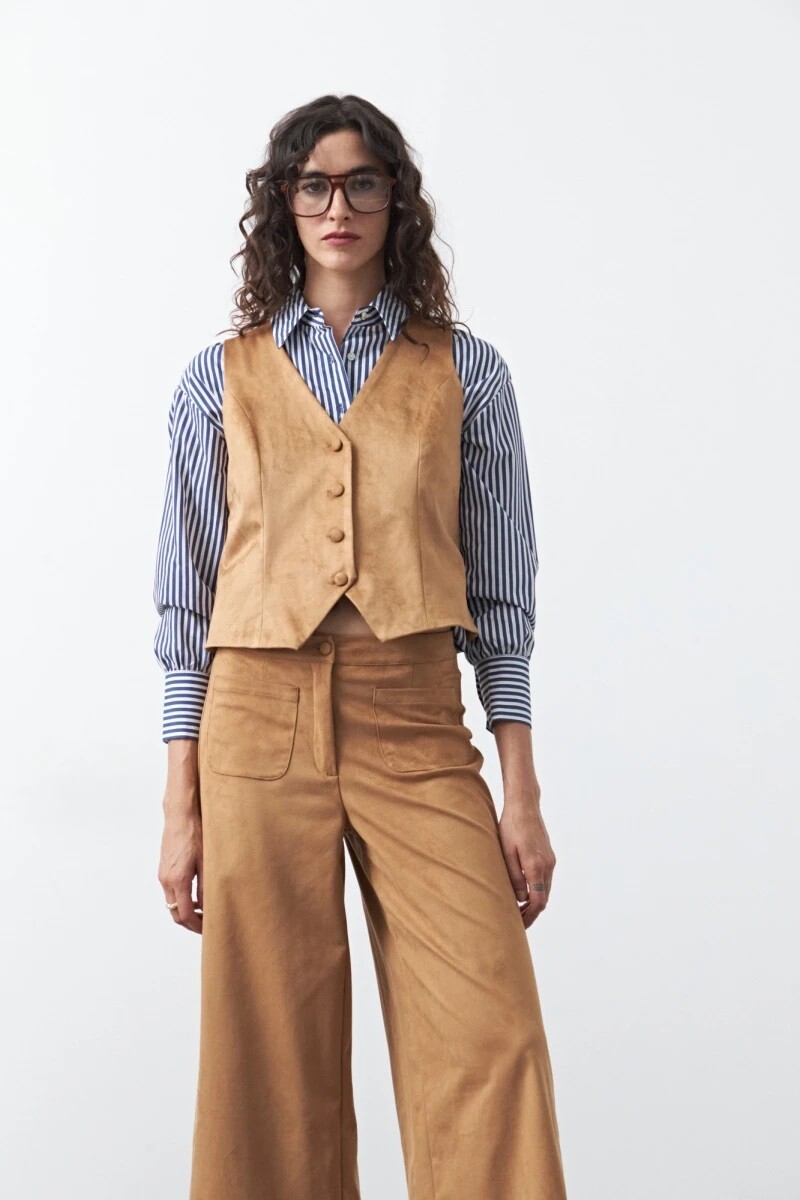 PANTALON D.CASSIN AYA - CAMEL 