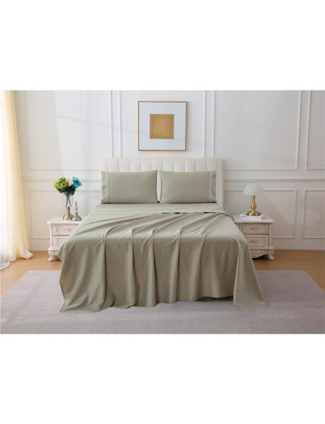 JGO SABANA BORDADO ALG 200H TWIN 90x190+30CM TAUPE JGO SABANA BORDADO ALG 200H TWIN 90x190+30CM TAUPE