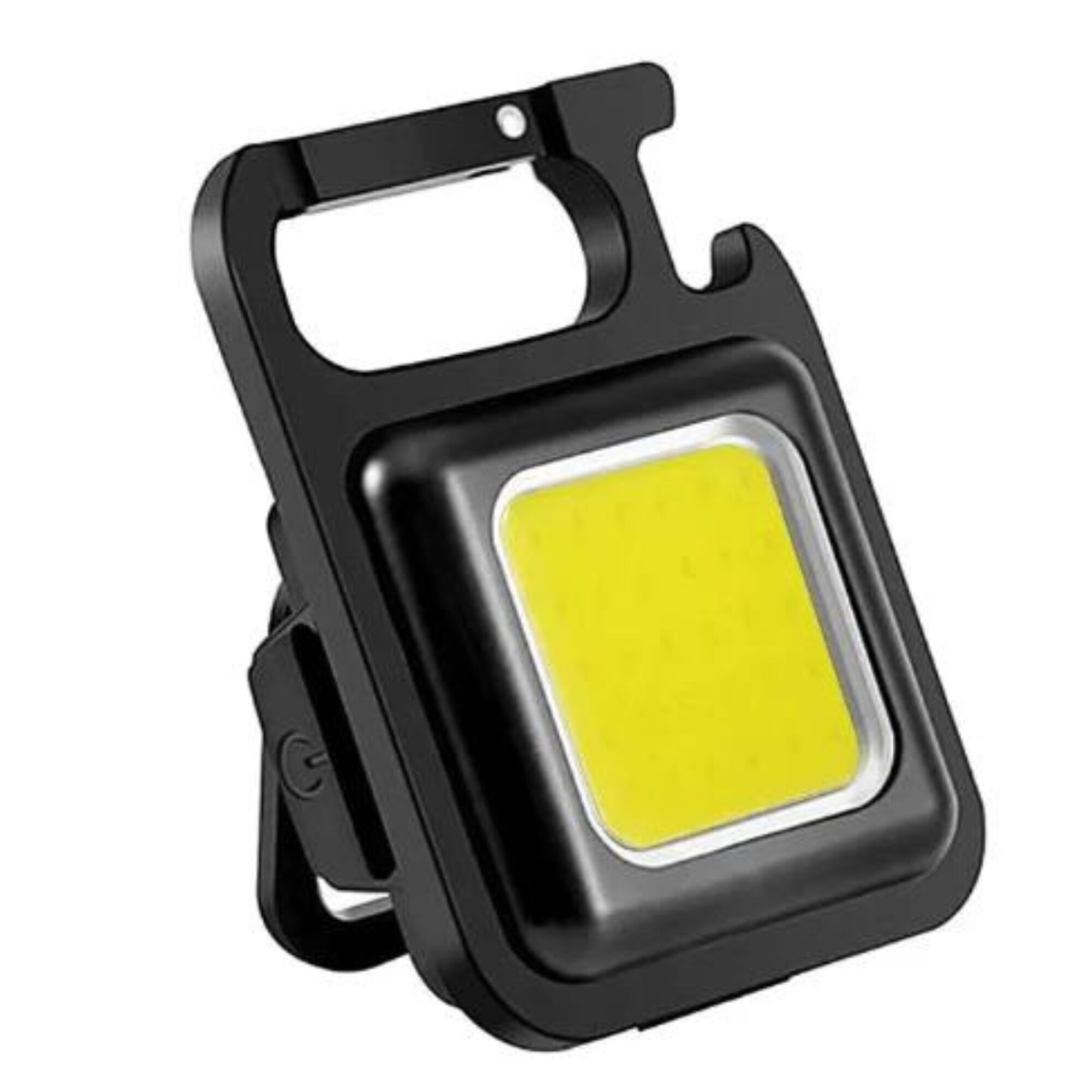 Mini Lanterna LED Con Moschettone - Portachiavi Luminoso Compatto Per Escursioni E Campeggio