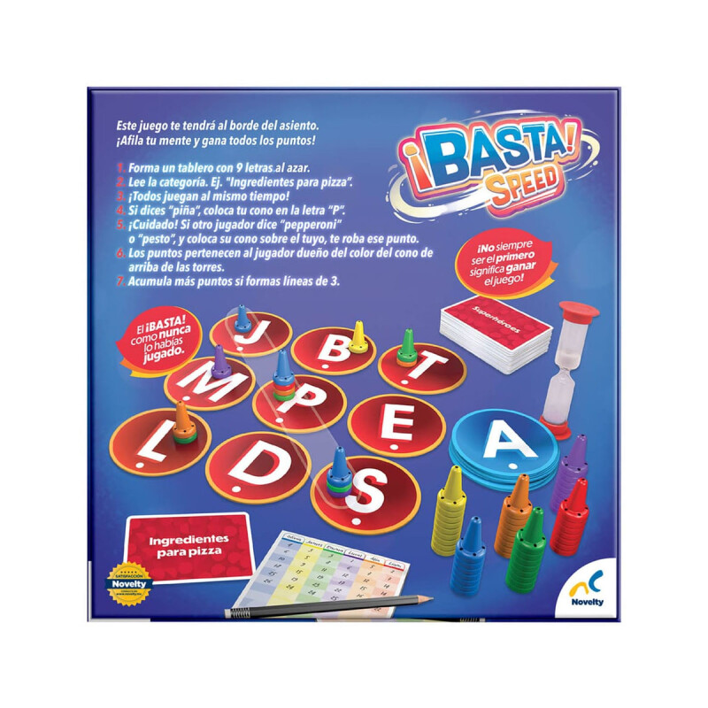 Basta Speed Juego de mesa Basta Speed Juego de mesa