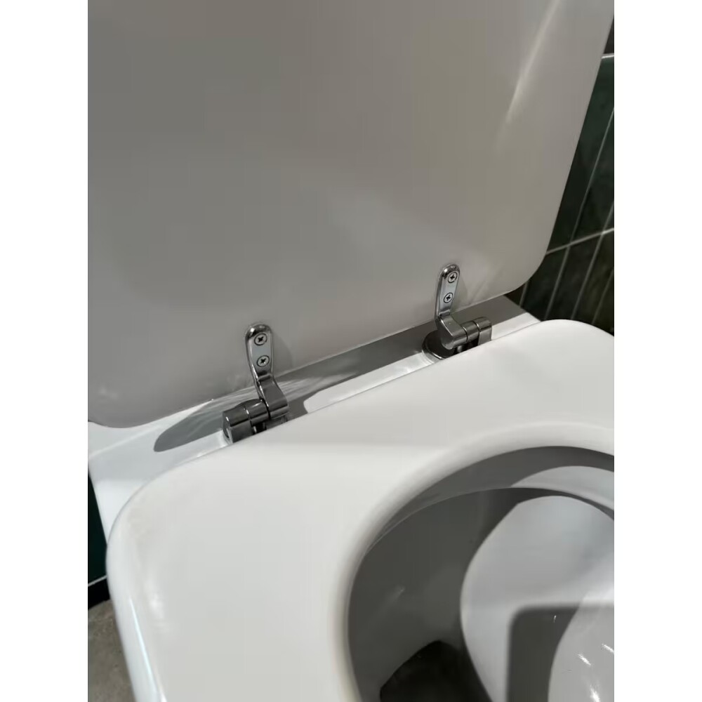 Tapa inodoro MDF Vogue/Bari blanca herraje Metálico Tapa Inodoro Mdf Vogue/bari Blanca Herraje Metálico