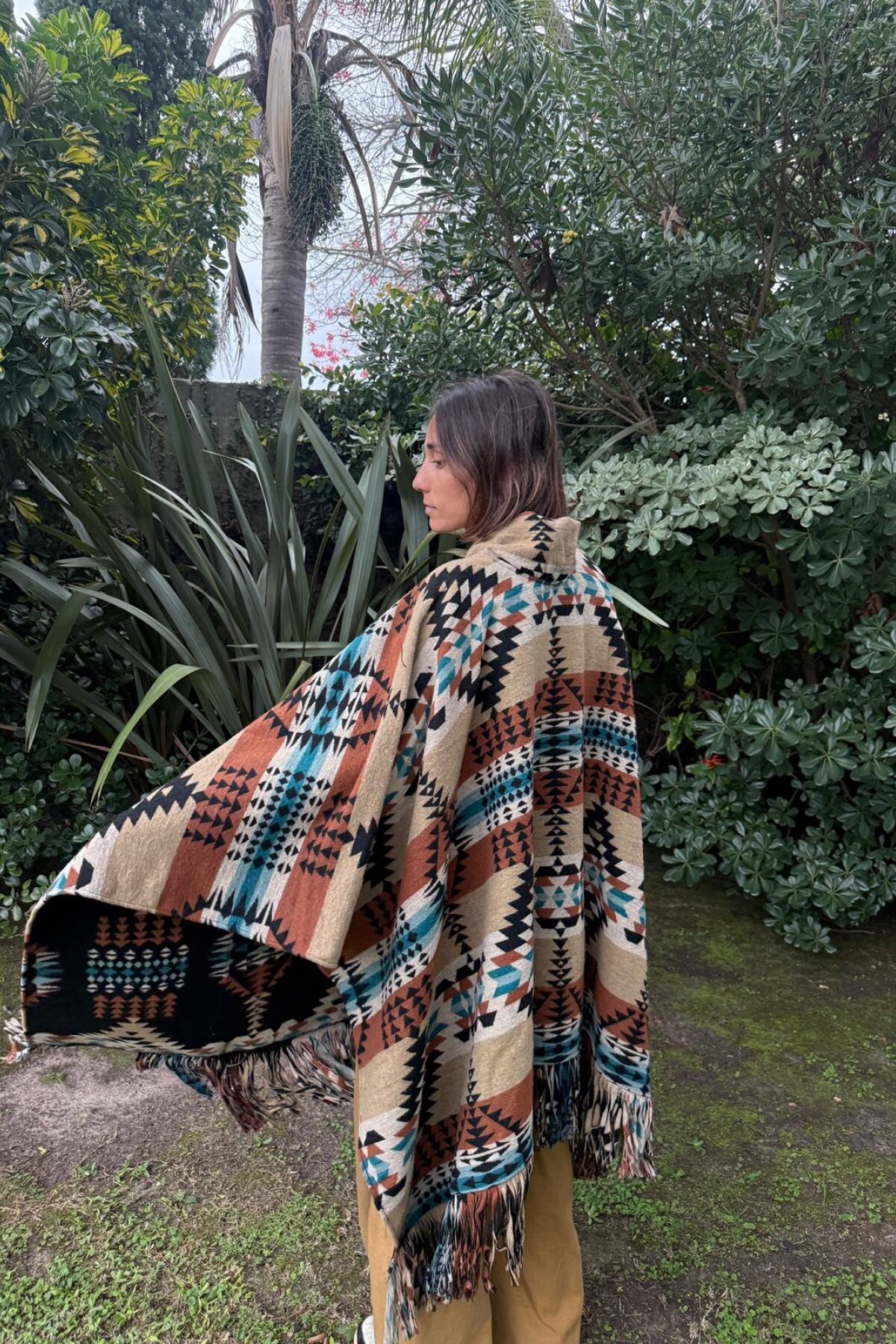 Poncho Sensation Beige