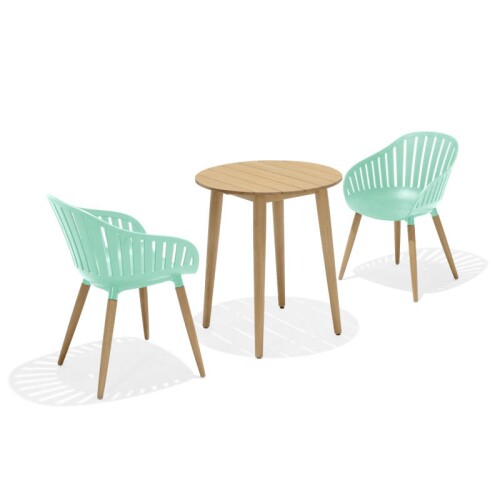 Juego de Mesa y sillas de Jardín - Nassau Verde