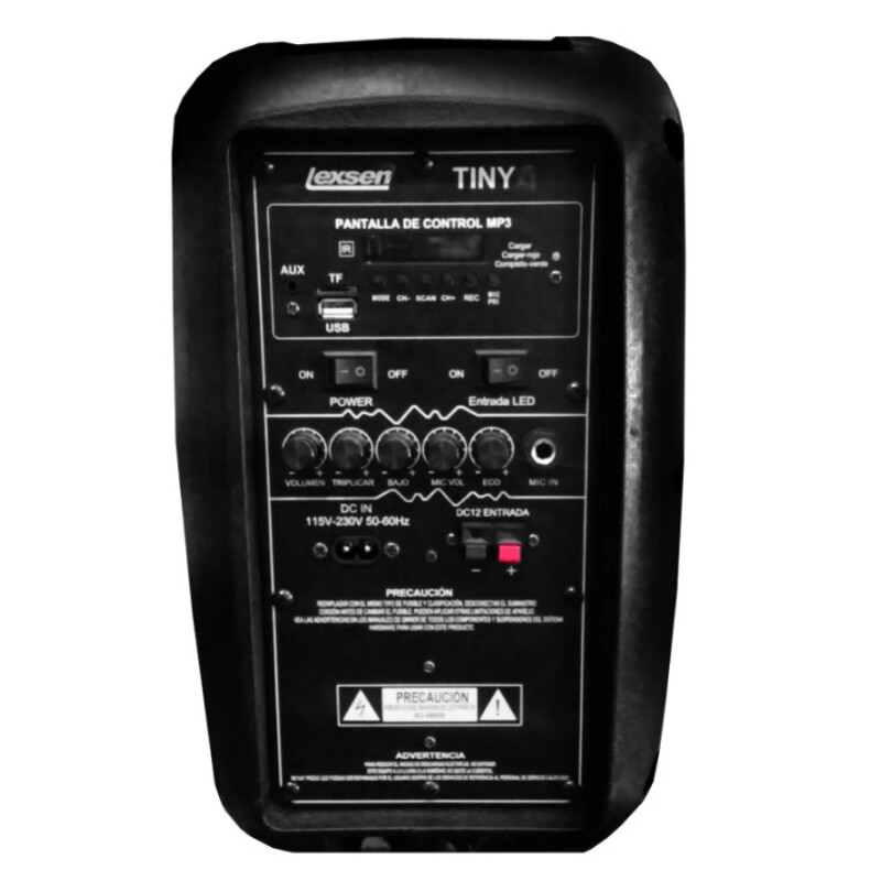 Parlante caja activa a batería Lexsen Tiny Negro