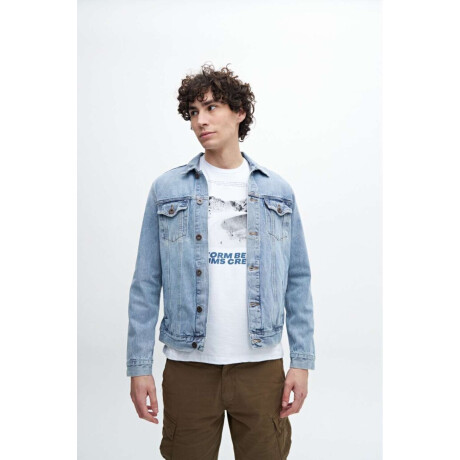 Campera Pompeya unisex Light Blue